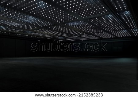 Empty hall exhibition centre.The backdrop for exhibition stands, booth,market,trade show.Conversation for activity,meeting.Arena for entertainment,event,sports.Indoor for Factory,showroom.3d render.