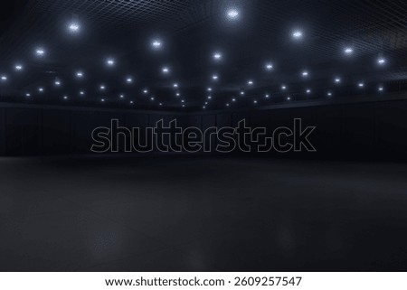 Empty hall exhibition centre.The backdrop for exhibition stands,booth,market,trade show.Conversation for activity,meeting.Arena for entertainment,event,sports.Indoor for Display,showroom.3d render.