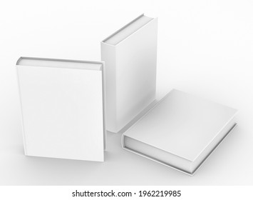 Premium Photo Blank Book Empty Book Mockup Three Books Stack Books