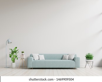 Similar Images, Stock Photos & Vectors of Livingroom interior wall mock