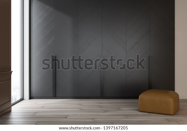 Empty Loft Living Room Interior White Stock Illustration 1397167205