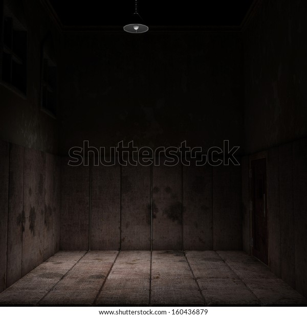 Empty Padded
Room - An empty dark and dirty padded room with an eerie feel. Two
high windows and a locked
door.