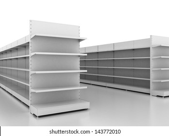 Empty Retail Shelves