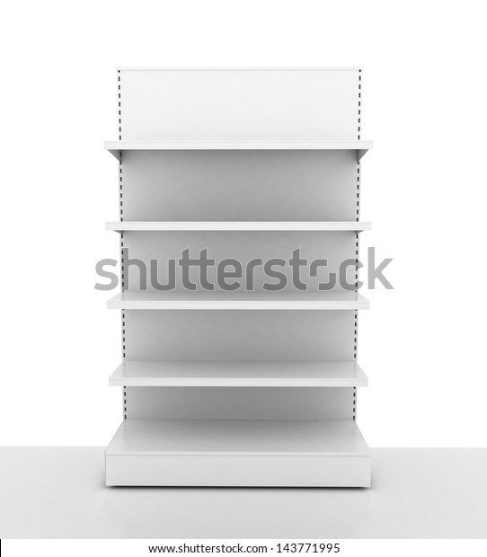 Empty Retail Shelves Stock Illustration 143771995 | Shutterstock