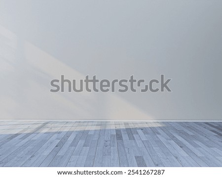 Empty room of design interior simpel and minimalis. 3d render