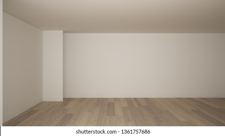 Empty Room Interior Design Open Space Stock Illustration 1361757686 ...