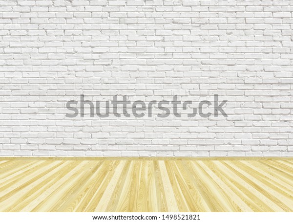 Empty Room Parquet Wooden Floor Old Royalty Free Stock Image