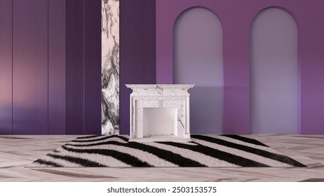 Habitación vacía con fondo