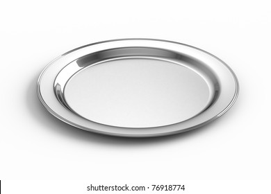 Empty Silver Plate