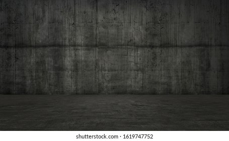 Dark Wall Concrete Garage Room Modern Stock Photo (Edit Now) 1216492321