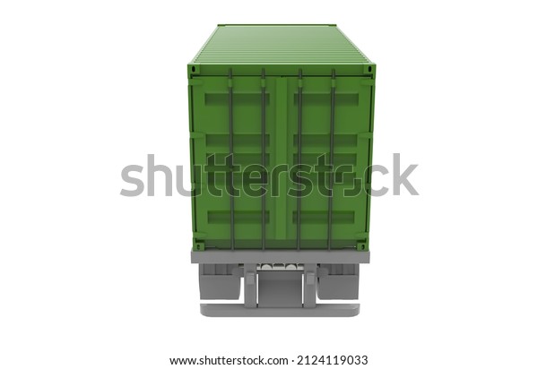 empty truck load goods 3d
image