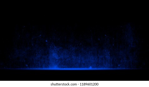 Empty wall background, neon light