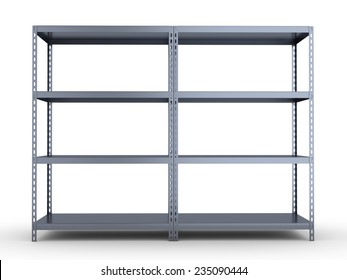 Empty Warehouse Rack