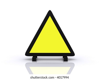 Empty Warning Sign Stock Illustration 4017994 | Shutterstock