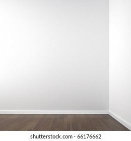 Empty White Corner Room For Placement Of Your Product Or Model All Copy Space