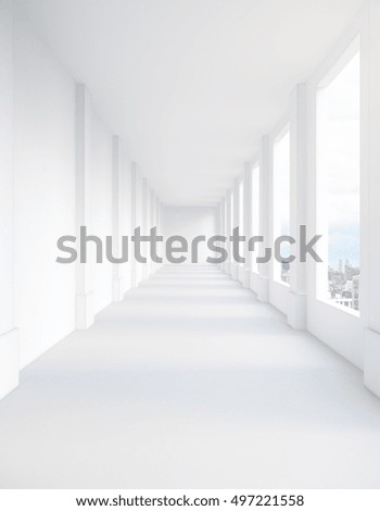 Similar – Image, Stock Photo Empty hallway Stone