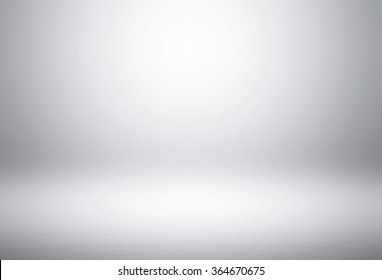 Empty white gradient Studio wall abstract background