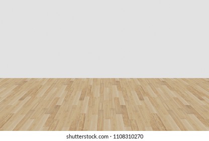 Empty wood timber top floor table or counter isolated on white background for display of product 3D Rendering illustration - Shutterstock ID 1108310270
