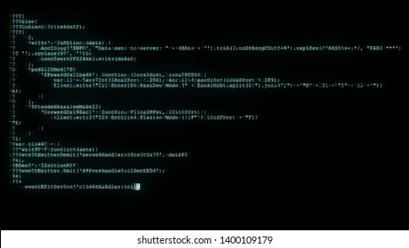 encrypted programming security hacking code data flow stream on display new quality numbers letters coding techno joyful video 4k stock image