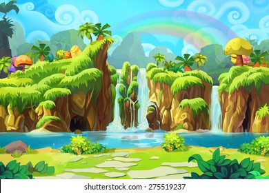 The End of the Rainbow - Scene Design - Powered by Shutterstock