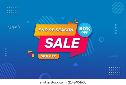 End Of Season Sale Banner Design