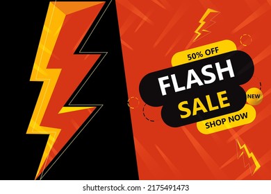 End of year flash sale banner 