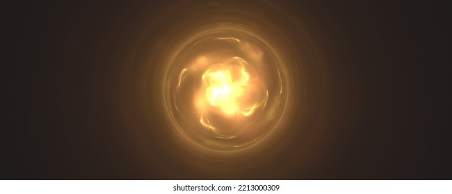 An Energy Ball Abstract Background