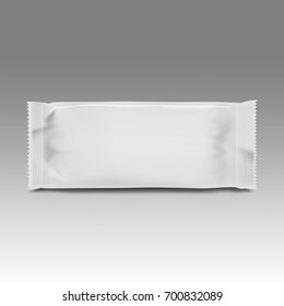 Energy Bar Foil Packaging Mockup Template