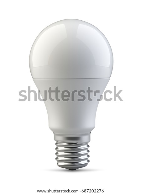 エネルギー効率のled電球 節電灯 背景に3dレンダリングイラスト のイラスト素材