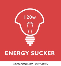 Energy Sucker Save Energy 120w Bulb