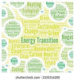 Energy Transition Word Cloud Illustration Stock Illustration 2105316200 ...