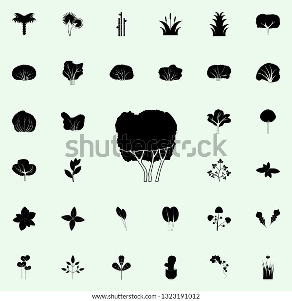 engine tree icon. Plants icons universal set for\
web and mobile