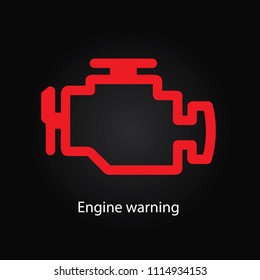 Engine warning lights