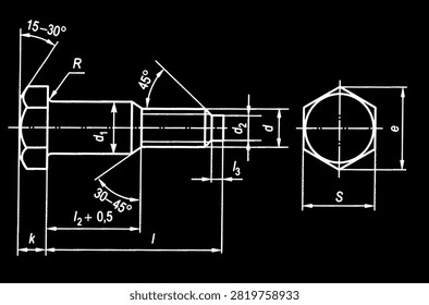 Engineering cad drawing mechanical