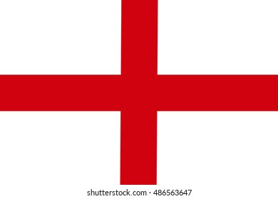 England Flag Original Simple Republic England Stock Illustration ...