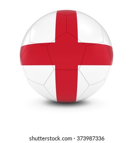 England Football English Flag On Soccer Stock Illustration 373987336 ...