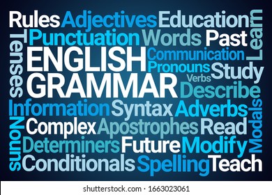 1,954 English Grammar Word Cloud Images, Stock Photos & Vectors ...