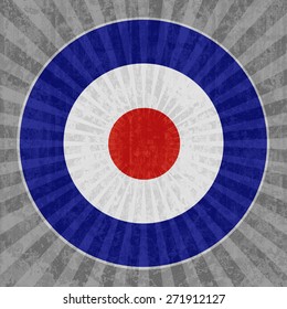 English Mod Target And Wall Background 