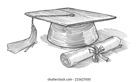 Graduation Cap Engraving Images, Stock Photos & Vectors | Shutterstock