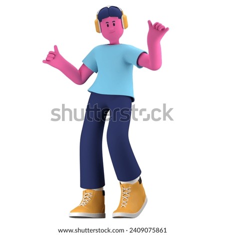 Enjoy Dancing Creative Boy Activity