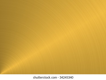 enormous sheet of brushed gold metal texture - Shutterstock ID 34245340
