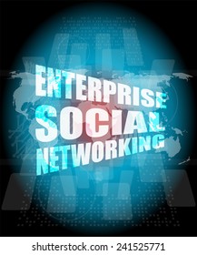 Enterprise Social Networking, Interface Hi Technology, Touch Screen