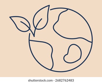 Environmental problems icon. Social issues problems icon. Simple vector illustration in modern thin line style. Vector illustration.