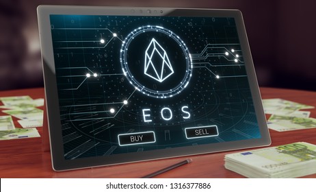 eos cryptocurrency stock symbol