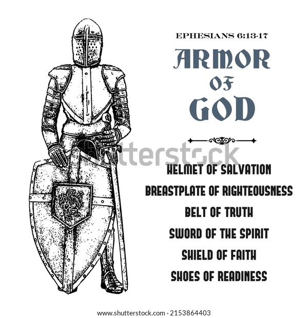 Ephesians 61317 Full Armor God Knight Stock Illustration 2153864403 ...