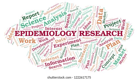 Epidemiology Research Word Cloud.