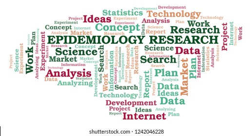 Epidemiology Research Word Cloud.