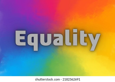 Equality Equality Sign Equality Poster Equality Stock Illustration ...