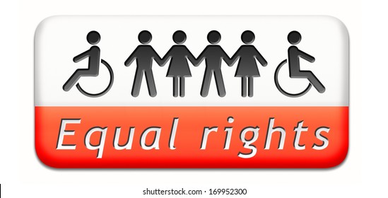 equality and solidarity equal rights and opportunities no discrimination