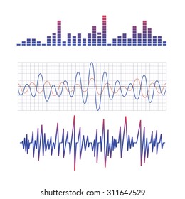 Equalizer. Scheme Of Radio Waves